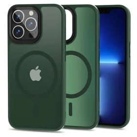 Tech-Protect MagMat MagSafe iPhone 13 Pro vāciņš – matēti zaļš