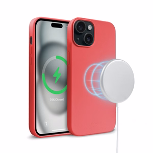 Crong Color Cover Magnetic MagSafe vāciņš ierīcei iPhone 15 Plus, rozā
