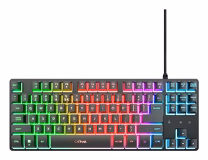 Trust GXT 833 Thado TKL keyboard Gaming USB QWERTY US English Black