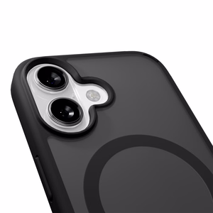 Puro Gradient TPU MagSafe saderīgs viedtālruņa apvalks iPhone 17 - melns