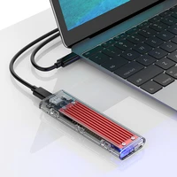 Orico TCM2-C3 M.2 NVME uz USB-C 10Gb/s disku ierīce - sarkana