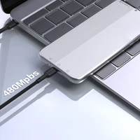 Dudao L9C 65W USB-C - USB-C kabelis 2m - melns