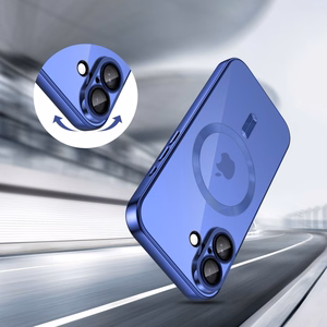 Tech-Protect MagFlex MagSafe maciņš iPhone 17 caurspīdīgs tumši zils