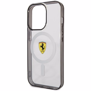 Ferrari FEHMP14LURKT iPhone 14 Pro 6.1" caurspīdīgs/caurspīdīgs cietais apvalks Outline Magnētiskais