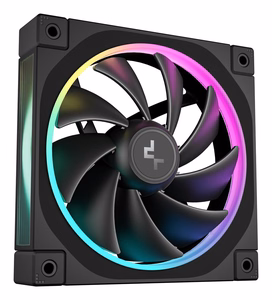 DeepCool FL12 datora korpusa ventilators 12 cm melns 1 gab.