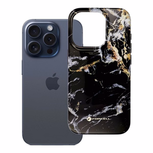FORCELL F-PROTECT Mirage, militārā kritiena pārbaudītais viedtālruņa apvalks, MagSafe saderīgs IPHONE 15 PRO melns