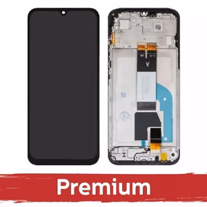 LCD ekrāns saderīgs ar Xiaomi Redmi 15C 4G / Poco C85 (EU version) melns ar rāmi OEM