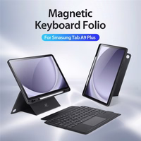 Dux Ducis "DK Series" bezvadu tastatūra Samsung X210 / X216 / X218 Tab A9 Plus 11 melna