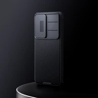 Nillkin CamShield Pro viedtālruņa apvalks Samsung Galaxy S25 ar kameras pārsegu - Melns