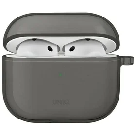 Uniq Glase apvalks AirPods 4 - daļēji caurspīdīgs