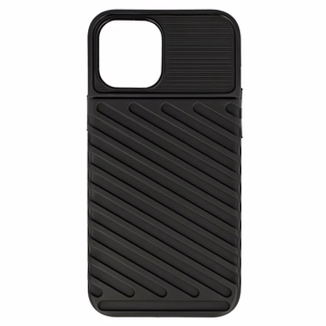Thunder viedtālruņa apvalks Iphone 12 Pro Max melns