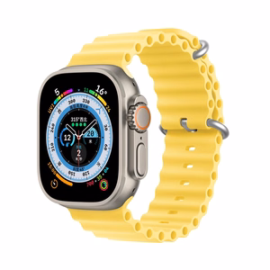 Siksniņa Dux Ducis OceanWave Series Apple Watch 38/40/41mm dzeltena