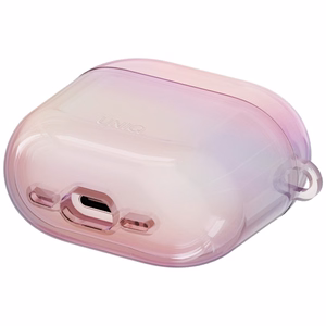 Чехол Uniq Iridescia AirPods 4 Hang - голографический розовый