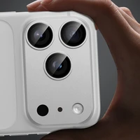 Benks rūdītais stikls Glass Warrior metāla integrēts lēcas aizsargs (C070) Iphone 17 Pro Max (3 lēcas) zils