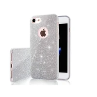 Glitter 3in1 case for iPhone 16e / 17e silver