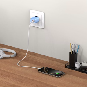 Tech-Protect NCA20 PD 20W QC3.0 USB-A / USB-C sienas lādētājs - zils