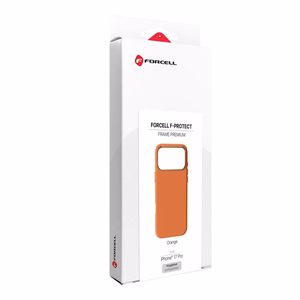 Forcell F-Protect Frame Premium чехол для iPhone 17 Pro совместим с MagSafe оранжевый