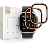 Tech-Protect rūdīts stikls 2 gab. Apple Watch Ultra 49mm oranžs