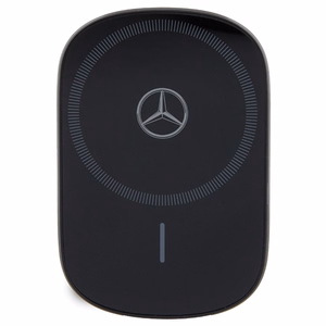 Mercedes MEWCCGSLK 15W indukcijas turētājs ventilācijas atverei/stiklam melns/melns Silver Stars MagSafe