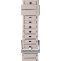 FORCELL F-DESIGN FA06 silikona siksniņa APPLE pulkstenim 38 / 40 / 41 mm balta