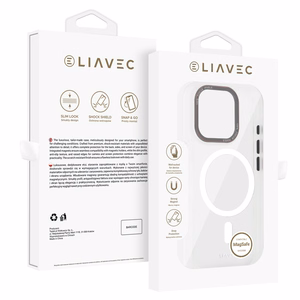 Liavec Hybrid Magsafe Clear Case for Iphone 15 Pro Max