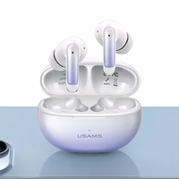 USAMS Austiņas Bluetooth 5.3 TWS X-don series ENC bezvadu violets gradients BHUENCXD04 (US-XD19)
