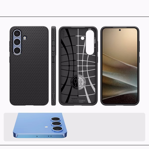 Spigen Liquid Air Viedtālruņa apvalks Samsung Galaxy S25 - matēta melna