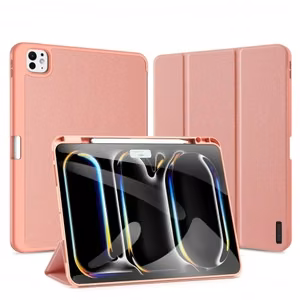 Korpuss Dux Ducis Domo Samsung X910/X916 Tab S9 Ultra rozā krāsā