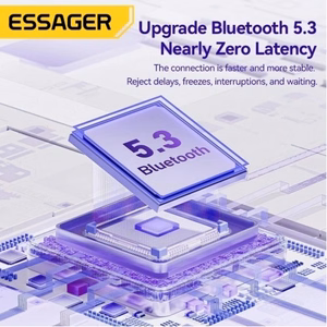 Bluetooth austiņas Essager Shine ES-07 violetas