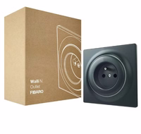 Fibaro outlet Walli Outlet N Type E anthracite FGWSONE-011-8