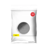 Baseus krāsainās apļa velcro siksnas 1m melns