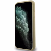 Hello Kitty ādas Kitty Head magnētiskais viedtālruņa apvalks iPhone 11 / Xr - zelta