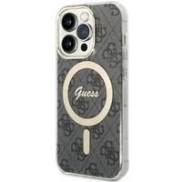 Guess 4G MagSafe viedtālruņa apvalks iPhone 14 Pro - melns