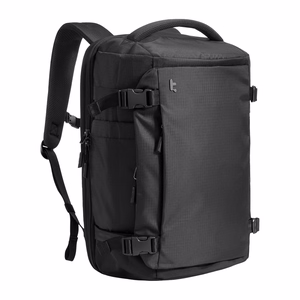 TOMTOC Navigator-T66 Liteway ceļojumu mugursoma 28L/15.6" (melna)