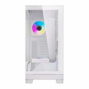 Datora korpuss Darkflash K430 + ventilatori (balts)