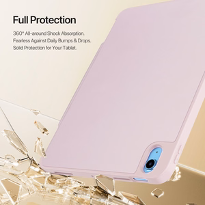 Futrālis Dux Ducis Vers Apple iPad 10.9 2022/iPad 11 2025 rozā krāsā