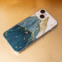 Gold Glam viedtālruņa apvalks Samsung Galaxy A14 4G / A14 5G kalns