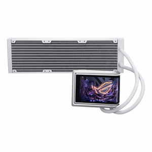 Asus ROG RYUO IV 360 ARGB - visintegrētais ūdens dzesētājs, 12 cm (balts)