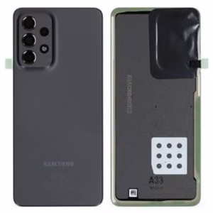 Aizmugurējais vāciņš Samsung A336 A33 5G 2022 melns oriģināls (lietots, Grade B)