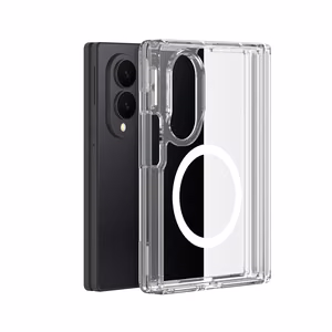 Ar MagSafe saderīgs DUX DUCIS CLIN MAG maciņš SAMSUNG Z Fold 8 Wide, caurspīdīgs