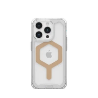 UAG Plyo Magnētiskais viedtālruņa apvalks iPhone 15 Pro - caurspīdīgs un zelta