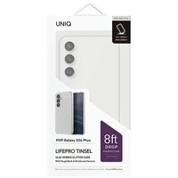 Uniq LifePro Xtreme viedtālruņa apvalks Samsung Galaxy S24+ - caurspīdīgs un spīdīgs