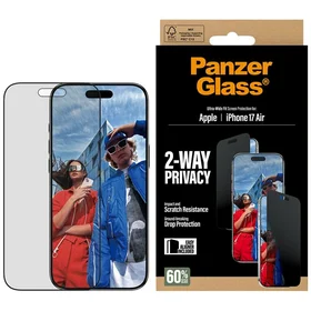 PanzerGlass Ultra-Wide Fit EasyAligner privātuma stikls iPhone Air