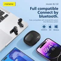 Foneng Bluetooth austiņas TWS BL152 ANC+ENC trokšņu slāpēšana melnas krāsas