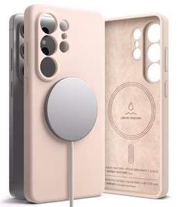 Ringke Silikona MagSafe Maciņš for Samsung Galaxy S26 Ultra - rozā