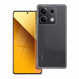 Caurspīdīgs viedtālruņa apvalks 2 mm kastē XIAOMI Redmi Note 13 5G caurspīdīgs