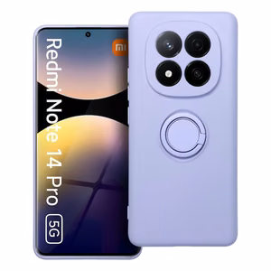 Viedtālruņa apvalks ar silikona gredieniem XIAOMI Redmi Note 14 Pro 5G violets