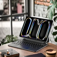 Dux Ducis MK Series vāciņš ar Bluetooth tastatūru iPad Pro 11" 2024 - melns