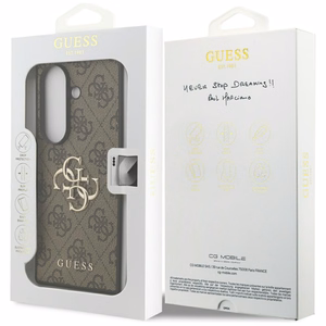 Viedtālruņa apvalks GUESS SAMSUNG Z Fold7 GUHCZFD74GMGBR (4G PU ar lielu logotipu) brūns