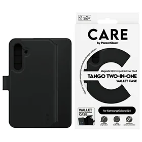 CARE by PanzerGlass Funkcija Tango 2in1 Maku apvalks Samsung Galaxy S24 - melns